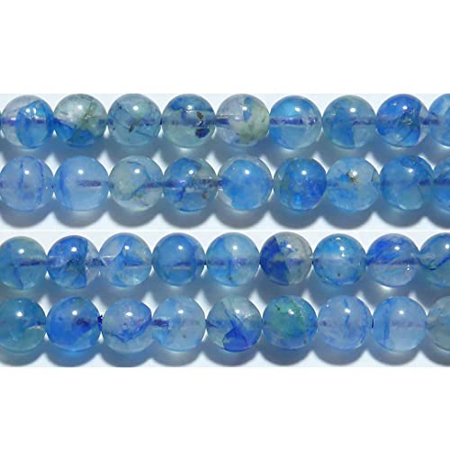 Amazon.co.jp: アズライトインクォーツ 丸玉 6mm AA 天然石 天然石